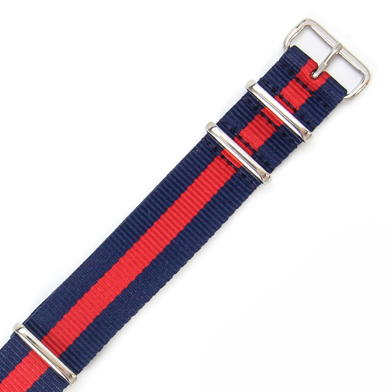 Blue Red Blue-Steel Buckle