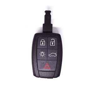 FCCID KR55WK49250 FSK433MHz 5 Buttons 48 Chip Smart Auto Remote Control `Car <strong>Key</strong> Entry Fob Fit for Volvo <strong>S40</strong>/C30/C70 - Product Image 1