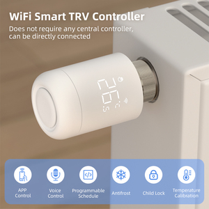 Válvula de radiador termostática inteligente AVATTO Modern Tuya Wifi programable TRV para termostato doméstico Control remoto - Product Image 2