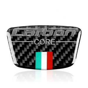 JDMotorsport88 araba Styling karbon Fiber İtalyan bayrağı B Pillar sütun kapı dekorasyon vücut Sticker amblem rozet Alfa Romeo için