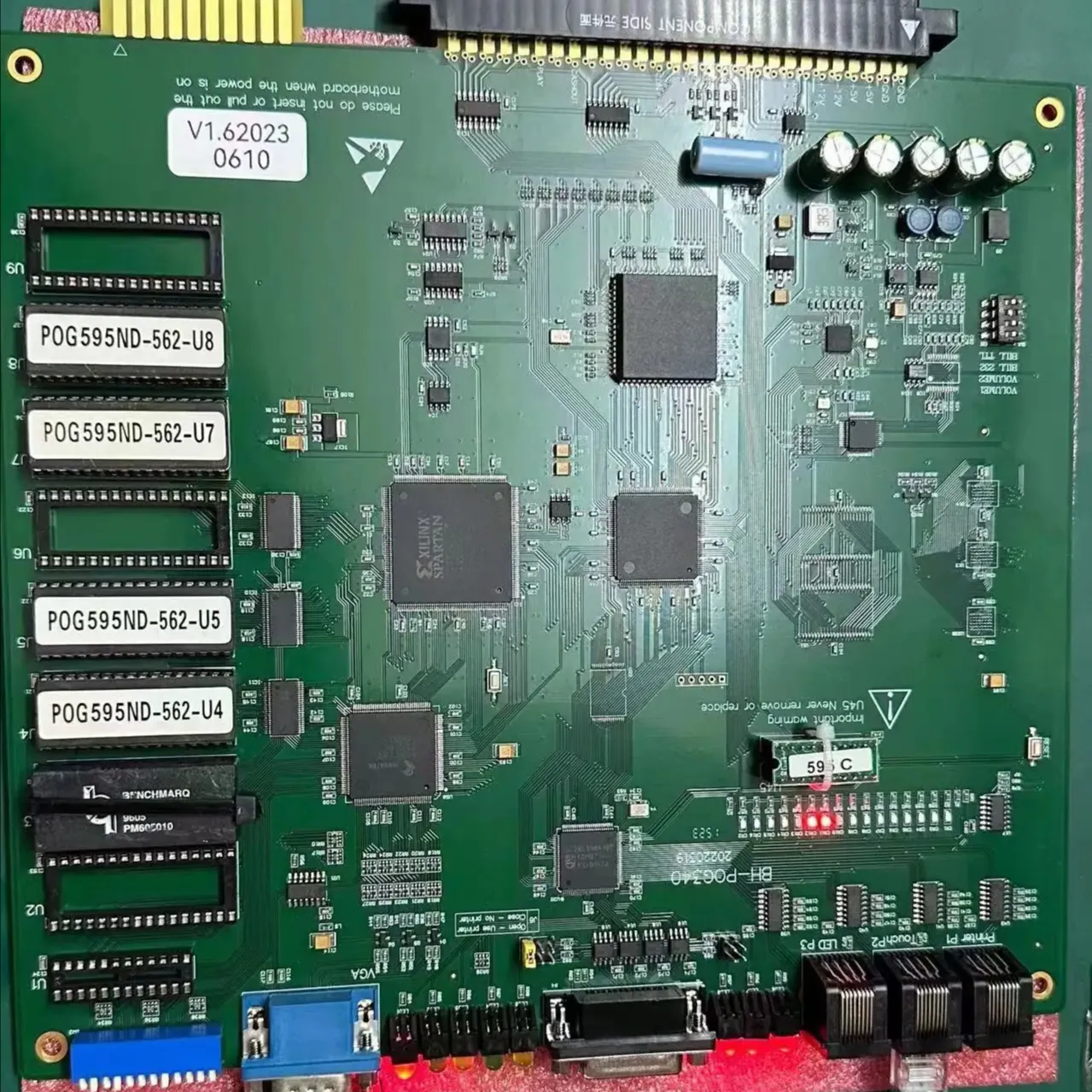 MS 도매 포그 595 510 580 t340 냄비 o 골드 퍼플 돼지 595 녹색 멀티 게임 PCB 보드