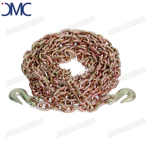 Her iki ucunda da Clevis/Eye Grab kanca ile G70 bağlayıcı zinciri 5/16-1/2" - Product Image 3
