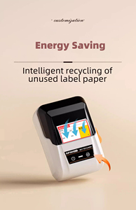 Yinzam T50 Pro Thermal <strong>Printer</strong>, Inkless Label Maker APP BT Control Portable Barcode Scannable <strong>QR</strong> Code Sticker Tag <strong>Printer</strong> - Product Image 4