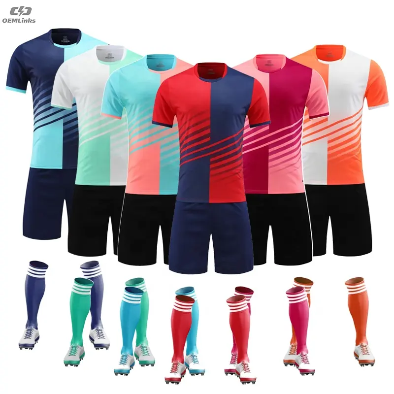 Uniforme de football personnalisé, t-shirt football par sublimation, t-shirts de football, maillot de l'équipe, maillot football