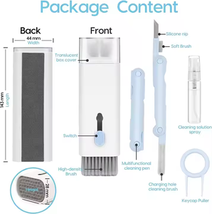 7 in 1 <strong>Cleaning</strong> Kit <strong>Computer</strong> <strong>Keyboard</strong> Cleaner Brush Earphones <strong>Cleaning</strong> Pen for Earphone <strong>Cleaning</strong> Tools Keycap Puller Set - Product Image 3