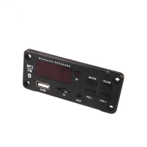 MP3-плеер декодер плата 5V-18V Беспроводной 5,0 автомобильный FM-радио модуль поддержка TF USB AUX 3,5 WMA-плеер декодер - Product Image 6