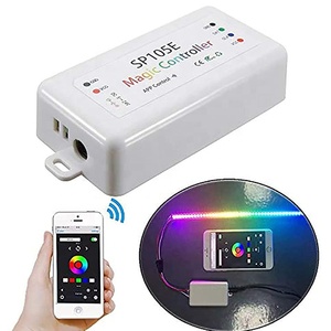 SP105E Remote Magic LED App Controller 8A Ausgangs strom für programmier baren LED-Streifen WS2811 2812B usw. - Product Image 1