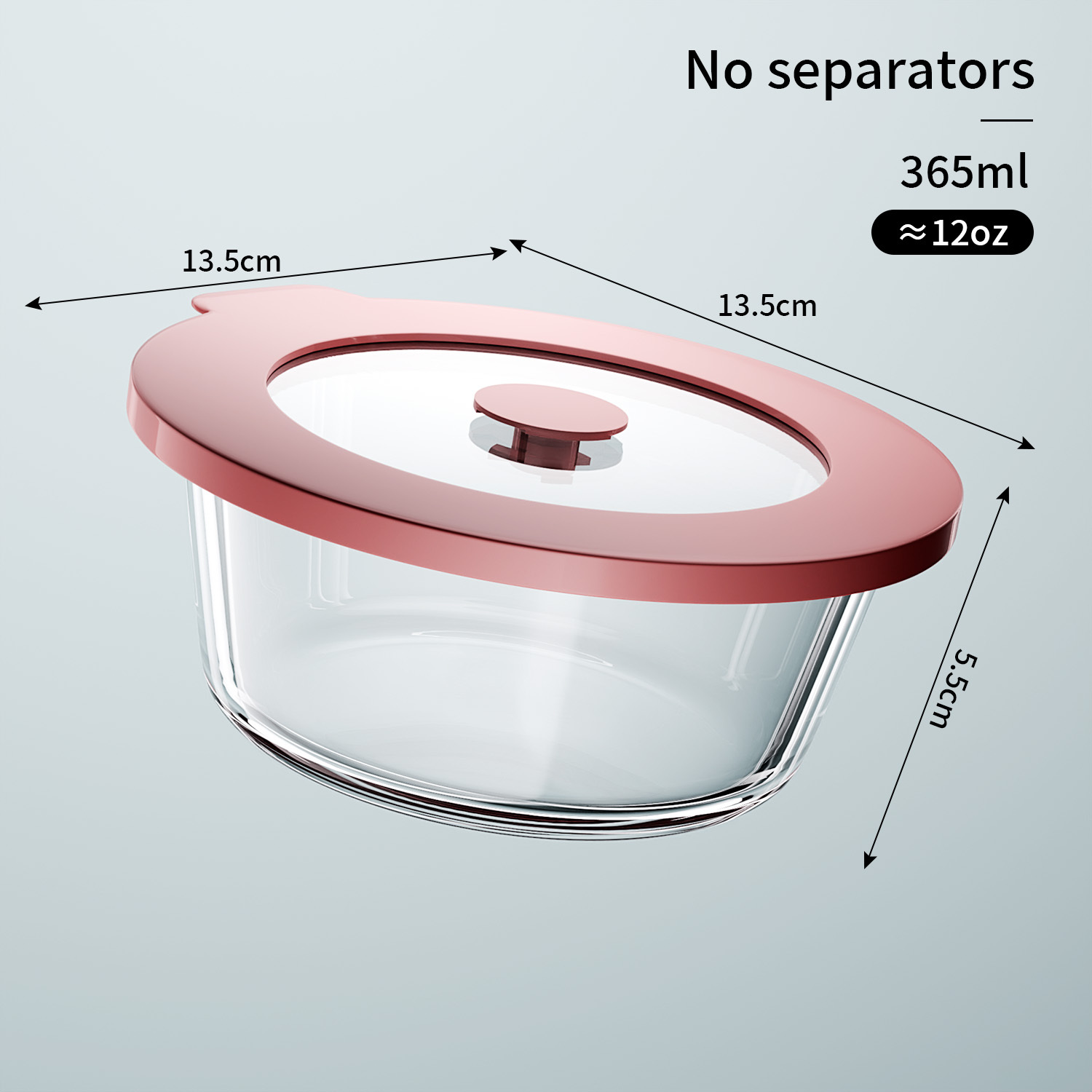 Round Lunch Box365 ml