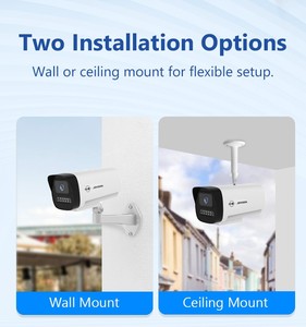 Cámara de red IP de 6MP con audio dual, cámara CCTV inteligente de 6MP para exteriores con detección de movimiento, 1/2" - Product Image 2