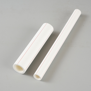 Dayanıklı <span class=keywords><strong>4m</strong></span> PPR borular sıcak ve soğuk su kaynağı boyutları 16 ila 110mm yüksek basınçlı plastik tüpler PP malzemeden yapılmıştır