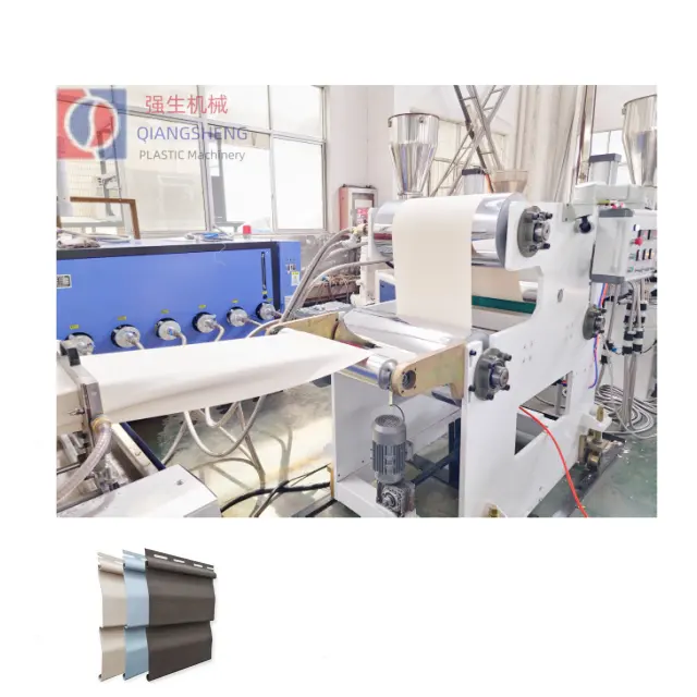 Fabrication de machines pour angle de gouttière revêtement en PVC d'angle panneau de revêtement en vinyle/ligne de production de panneaux de suspension murale extérieure