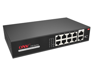 Hızlı Ethernet PoE anahtarı 8 POE portları + 2 Uplink 100Mbps Ethernet ağ anahtarı için güvenlik kamerası - Product Image 3