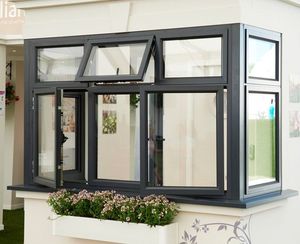 Customized Modern <strong>Windows</strong> Clear View <strong>Windows</strong> Soundproofing Heat Insulation Aluminium Door <strong>Window</strong> - Product Image 2