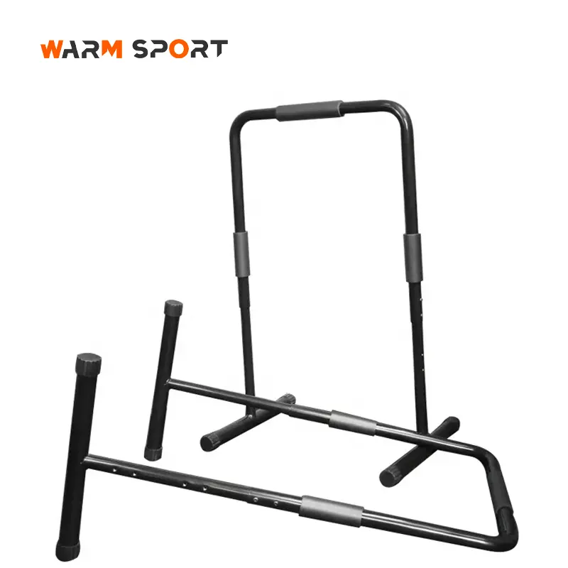 Venta al por mayor profesional Fitness Home Equipment Pull Up Bar y Dip Station Barras paralelas ajustables