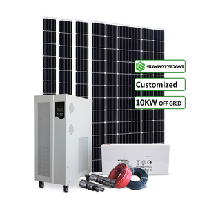 家用离网10kw太阳能发电系统节省电量200AH 8000W太阳能产品 - Product Image 1