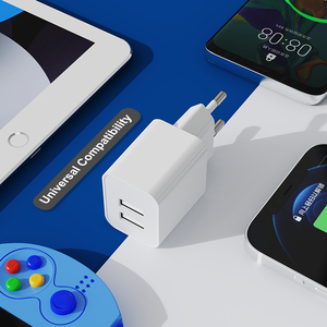 Yüksek hızlı ab tak 2 USB 10.5W güç Android telefon şarj cihazı almanya için uygun, İtalya, fransa - Product Image 4