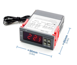 Termostato STC-1000 controlador de temperatura Digital, Sensor impermeable de 110V, 1M, relé de Control de temperatura LED de refrigeración de calefacción