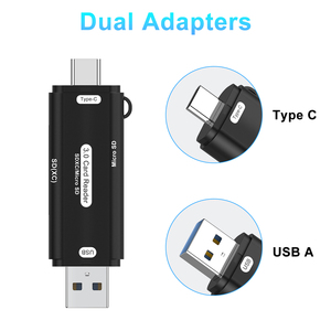 WalMart adattatore Micro USB OTG più venduto lettore di schede di memoria portatile USB 2.0 per SD TF SDXC SDHC Micro SD
