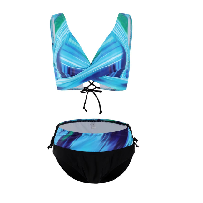 Degradado azul del lago