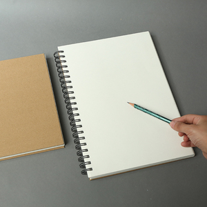 Stampa di fabbrica personalizzato A4 taccuini di scrittura a spirale bianco Sketchbook stampato personalizzato libro di scrittura taccuino - Product Image 6