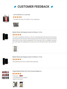 จอแสดงผล LCD แบบสัมผัสรับประกัน 1 ปีสําหรับ Apple สําหรับ iPhone 5 ถึง 15 Pro Max 6 6S X XR XS XS Max 11 12 13 14 - Product Image 6