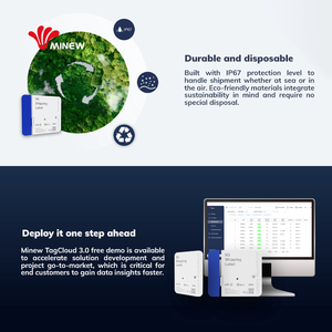 Etichetta di spedizione intelligente cellulare 5G Peel - and - Ship Asset Tag per il monitoraggio ambientale del rilevamento delle manomissioni in tempo reale - Product Image 3