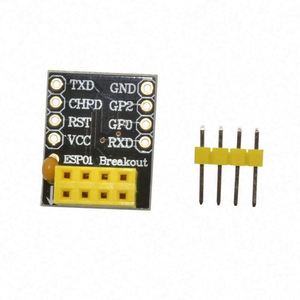 ESP-01 ESP-01S WiFiワイヤレスモジュールシリアルブレッドボードUARTアダプター4ピンtoトランシーバーブレイクアウトボード3.3V ESP8266 - Product Image 5