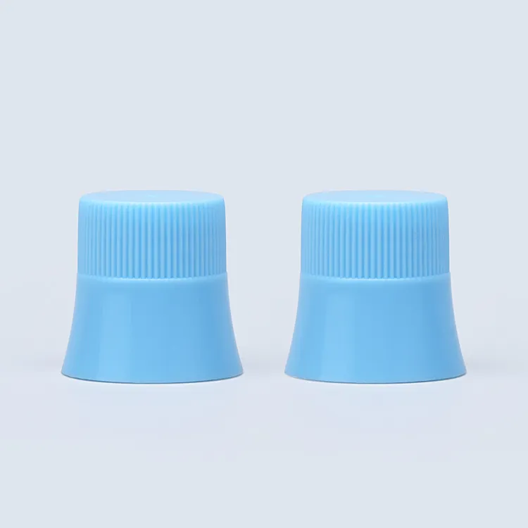 Tapa de botellas de plástico personalizada sello 32mm tapa de plástico de doble capa para detergente para ropa