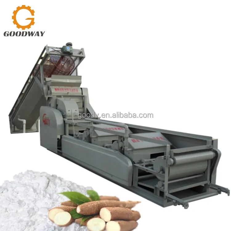 Macchina per la lavorazione dell'amido della macchina per la frantumazione dell'estrazione dell'amido di patate/manioca da 4-8 tonnellate/H