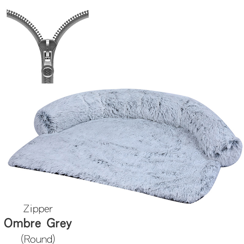 Zipper Round Ombre Grey