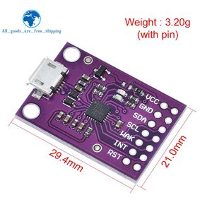 TZT CP2112 Debug Board USB <strong>to</strong> SMBus I2C Communication <strong>Module</strong> 2.0 MicroUSB 2112 Evaluation Kit for CCS811 Sensor <strong>Module</strong> - Product Image 2