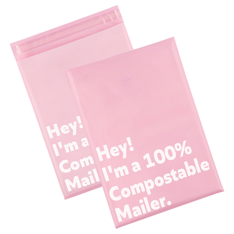 Pink-Compostable