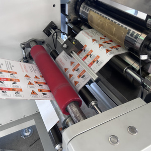 HJJX- 450 baskılı malzeme yarı döner kalıp kesme makinesi tam rotasyon ve Servo Motor ile aralıklı döner kalıp kesici - Product Image 6
