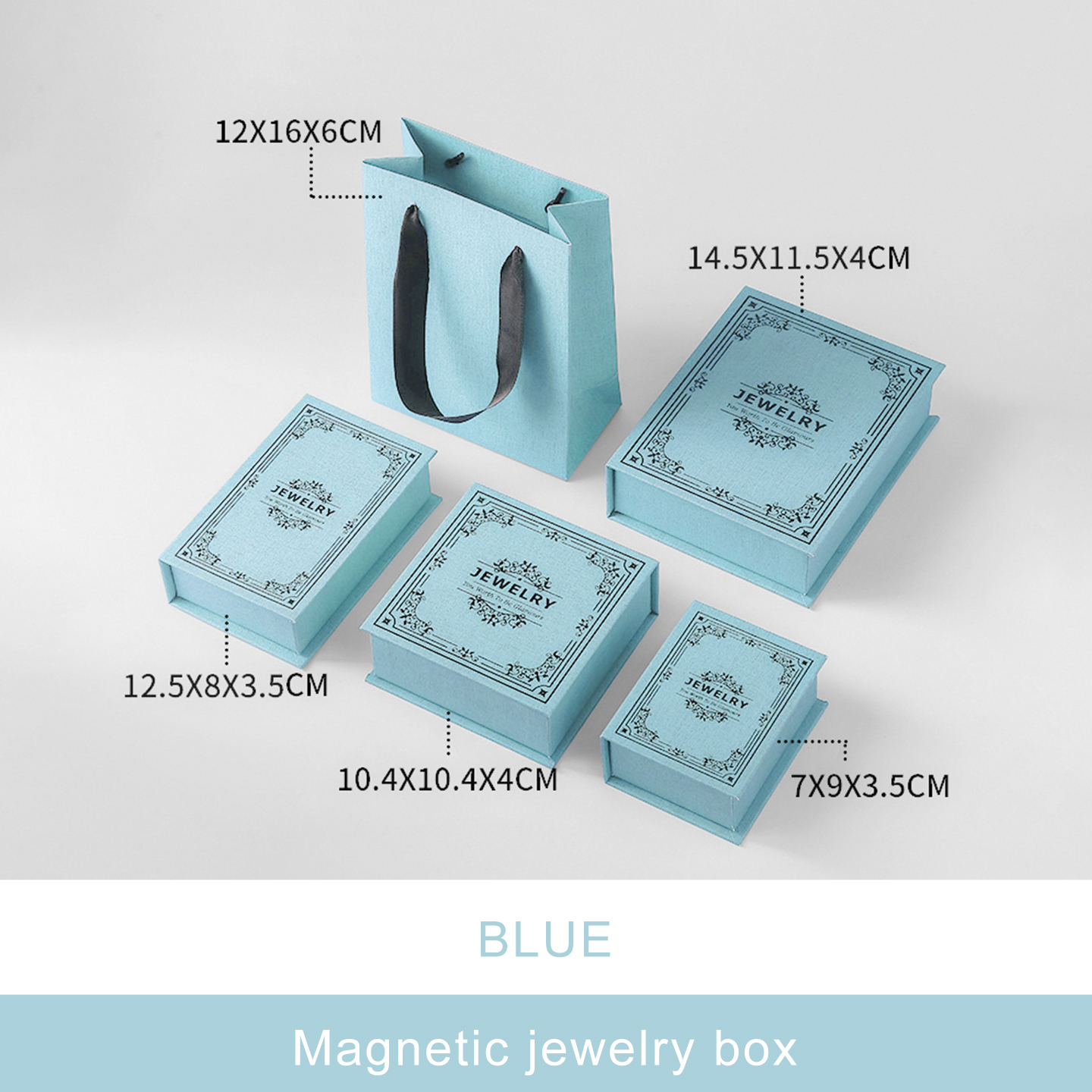 bleu 7*9*3.5cm