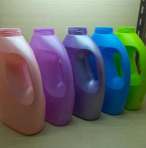 Özelleştirilmiş 2L 3L 5L mor HDPE plastik çamaşır sıvı deterjan şişesi için ambalaj kabı - Product Image 6