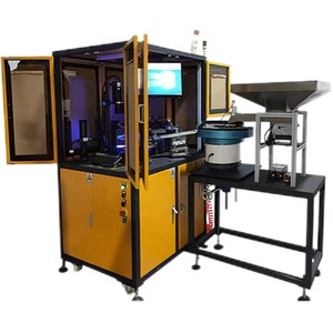 Macchina per la selezione di dadi a vite per ispezione ad alta velocità con macchina per smistamento a disco di vetro CCD selezionatrice ottica - Product Image 1
