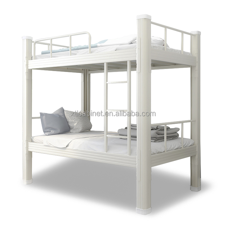 White bunk bed