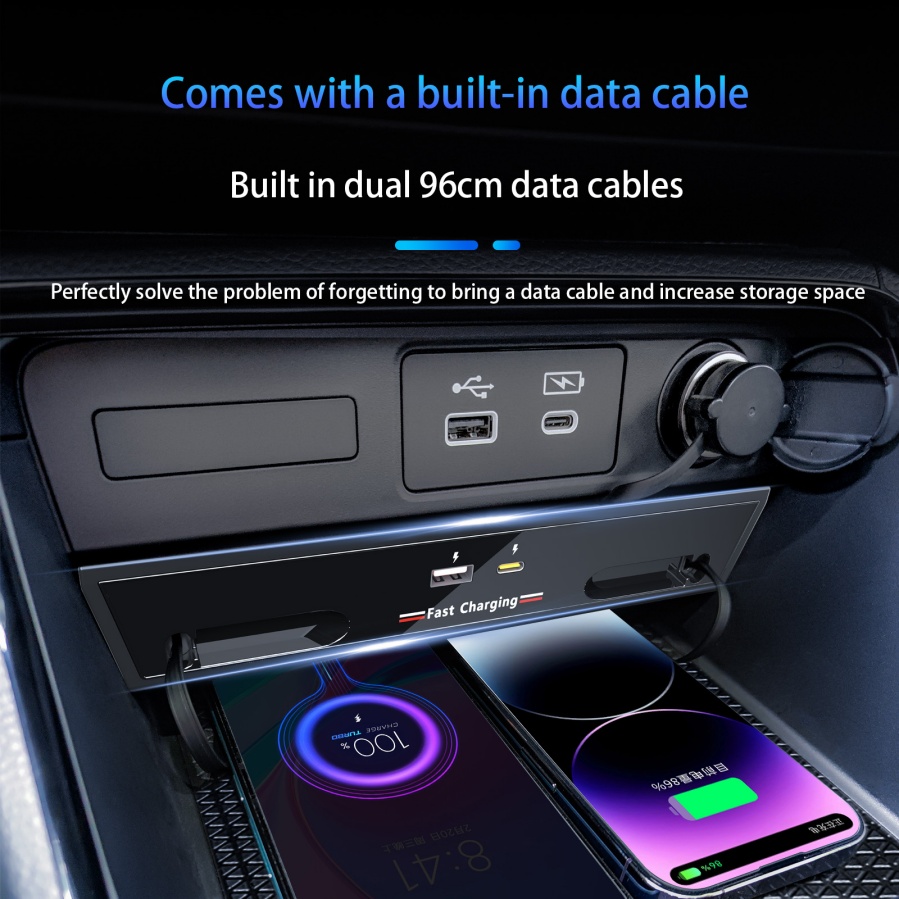 Dual TYPE-C Stretch Cable