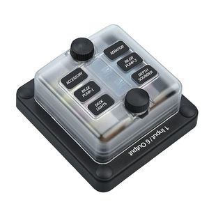 <strong>6</strong> Way Blade Fuse Box (<strong>1</strong> <strong>Input</strong>/<strong>6</strong> <strong>Output</strong>) - <strong>6</strong> Circuit Fuse Block Holder With LED Indicator - Product Image 1
