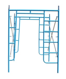 אבקת מצופה 5 'x6'7'' ללכת דרך מסגרת פיגומים מסגרת פלדה אמריקאי פיגומים מסגרת פלדה פיגום