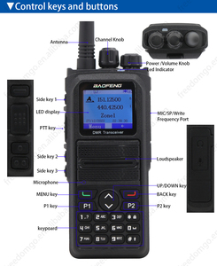 Baofeng-Radio móvil digital Baofeng Uv 25 Pro Max, walkie talkie de alta calidad de sonido, UHF, radio bidireccional, color negro - Product Image 5
