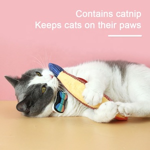 New Design Plush Fish Toy for Cats Health <strong>Safe</strong> Material <strong>Catnip</strong> Fish Shape Cat Toy