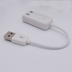 Top sale White <strong>3</strong>.5mm Microphone Earphone Socket to USB 2.0 Sound Card 7.1 Channel Speaker <strong>Audio</strong> Adapter for <strong>raspberry</strong> <strong>pi</strong> 2 - Product Image 1