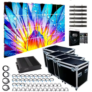 3.91ป้ายและจอแสดงผลดิจิทัลแผง LED สีดำ LED SMD LED ติดผนังวิดีโอสำหรับคอนเสิร์ตบนเวที