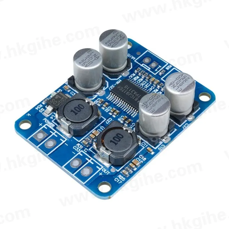 hot sell DC8-24V TPA3118 60W Mono Digital Audio Amplifier Board AMP Module Chip 1X60W 4-8 Ohms Replace TPA3110