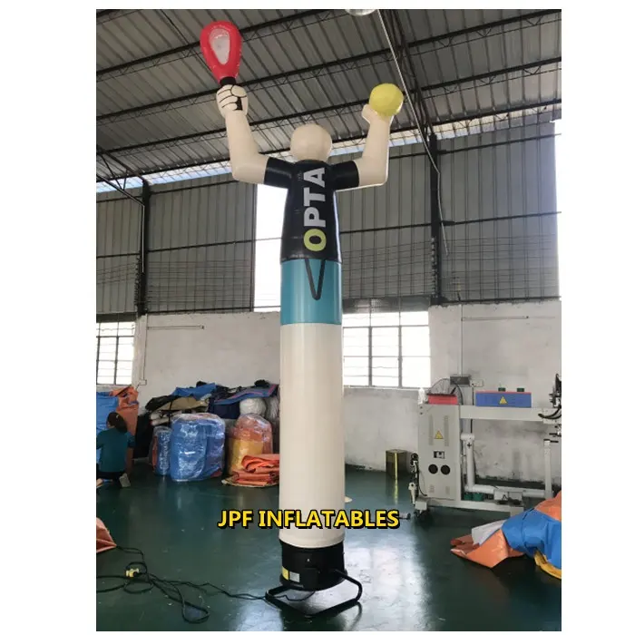 Reklam için özel yapılmış şişme gökyüzü hava dansçısı sportt adam