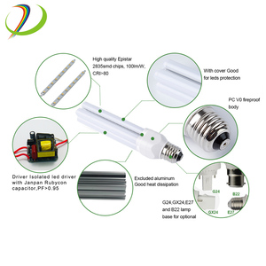 Ul CE ROHS ERP giấy chứng nhận G24/gx24/E27/G23 cơ sở <span class=keywords><strong>6W</strong></span> 8W 10W 12W 15W dẫn Ngô Bóng đèn ánh sáng - Product Image 2