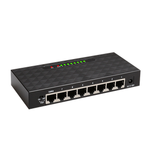 Hub di Switch Desktop non gestito con pulsante Vlan porta 8 Gigabit 10/100/1000Mbps Switch Hub supporto Full /Half Duplex - Product Image 3