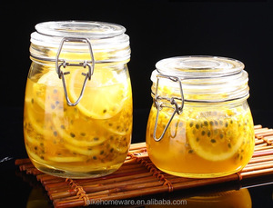 เก็บ Pickle แก้ว Jar พร้อมฝาปิดขนาดใหญ่ความจุกระป๋อง1.3L 2l Kimchi ภาชนะแก้ว - Product Image 3