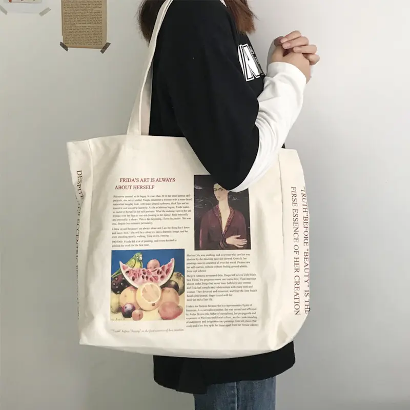 OEM bolsas de uomajeria ragazza coreana di lusso femminile all'ingrosso moda messenger bag piccola borsa di tela borsa da spiaggia tela
